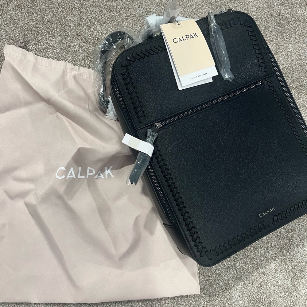 CALPAK Black 15in Kaya Laptop Backpack Brand New